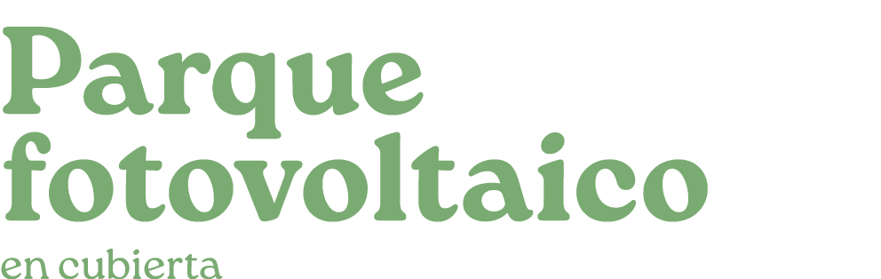 Parque fotovoltaico en cubierta