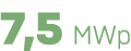 7,5 MWp