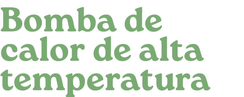 Bomba de calor de alta temperatura