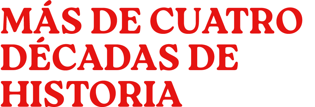 M s de cuatro d cadas de historia