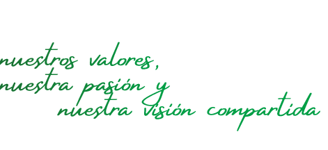 nuestros valores, nuestra pasi n y nuestra visi n compartida