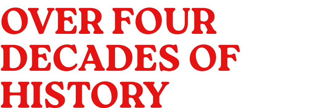 Over four decades of history
